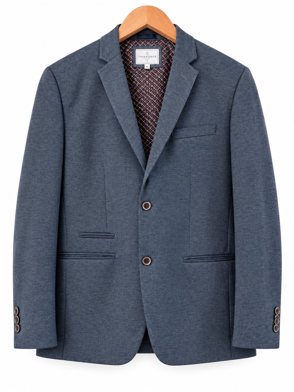 7 Diamonds Men’s XL Gray Stretch Blazer Sport Coat Newport